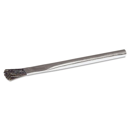 Image of Weiler 44089 5-3 /4 inch Length, 3 /8 inch Width, Tin Ferrule, Horsehair Flux Acid Brush, Made in The USA (Pack of 144)