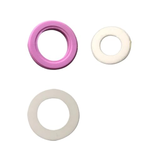 1/1.6/2/3/3.2/3.5/4/5/5.5/6/6.5/7/7.2/7.7/8/8.1mm ID 4-25mm OD �z���C�g�A���~�i�Z���~�b�N�v���[��O�����O�K�X�P�b�g�f�M�t���b�g���b�V���[(3Pieces 8x12x4mm)