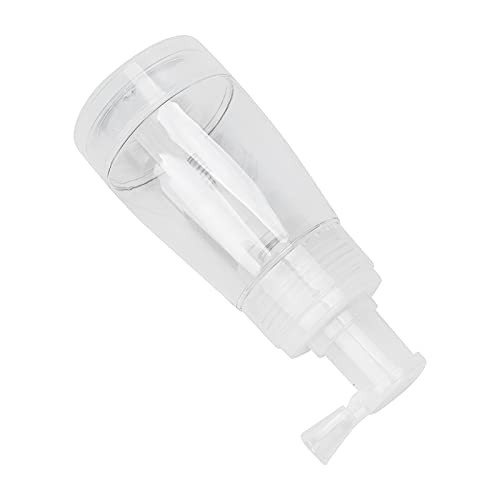 Qukaim Botella de spray en polvo para el cabello, botella de spray transparente vacía recargable para peinar el cabello, capacidad de 180 ml, diseño de bomba, ideal para productos para el cabello