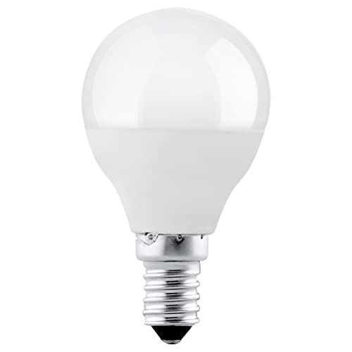 Eglo LED Light Bulb, E14 lamp, 5 watt (Equivalent to 40 watt), 470 lumens, Neutral White, 4000 Kelvin, Spotlight P45