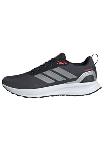 adidas RUNFALCON 5 TR Running Shoes, Zapatillas para Correr Hombre, Core Black/Silver Metallic/Carbon, 41 1/3 EU