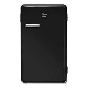 Frigobar Retrô, 95L, Preto, 220V, Midea, MRV10P2