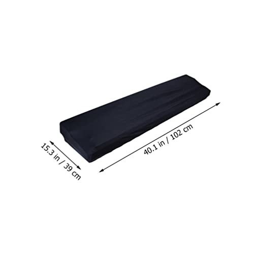 ARTIBETTER 1 PC Piano Teclado Capa Eletrônica Piano Pano Protetor Piano ( Preto )