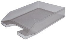 Preisvergleich Produktbild Q-Connect Briefkorb - A4, rauchtopas = Rauchglas