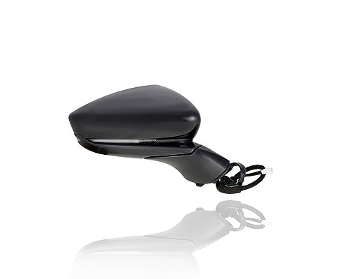 Door Mirror - Compatible/Replacement for '19-23 Mazda Mazda3 Hatchback - Powered, Non-Heated With Signal Lamp/Memory, Without Blind Spot, Unpainted - Left Hand - Driver - BENK69181E