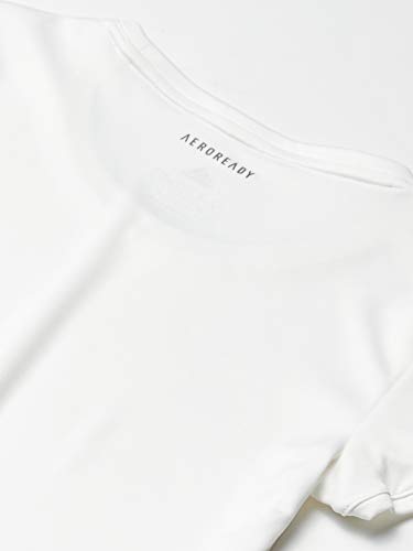 adidas unisex-youth Club Tee White/Matte Silver/Black Medium