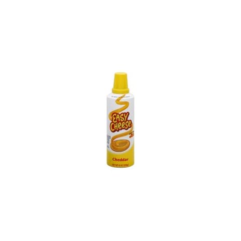 Easy Cheese Cheese Snack, Cheddar,8oz, (pack of 2) Cover
