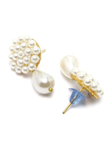 Juego de joyas Kundan original regalo San Valentín latón chapado oro DMZ-695 4