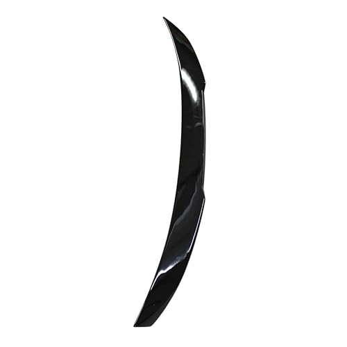 Image of KMH PSM Style Rear Spoiler Wing Compatible with Volkswagen Virtus, Premium and Stylish Rear Car Accessories for Enhanced Aerodynamics, Glossy Black - Pack of 1