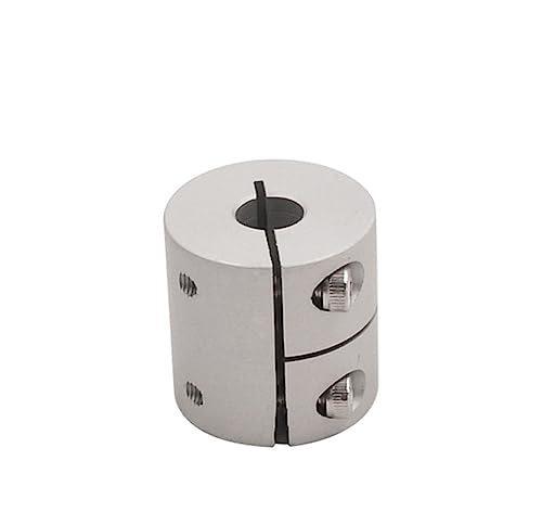 Rigid coupling,Stainless steel rigid coupling 1pcs CNC D25L25 Rigid Coupling Shaft Rod Coupler Section Cnc Stepper Motor Carving Machine(8mm to 12mm)