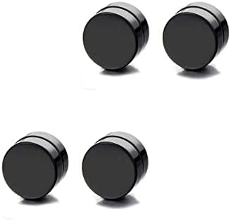 Fashion AlleyStainless Steel Black Studs Earings/Earring for Men/Boys/Boyfriend/ - BALI-M911