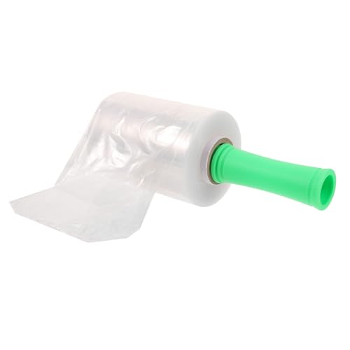 Garneck 1 Roll Plastic Handle Furniture Wrapping for Moving Pe Stretch Film Stretch Plastic Wraps for Moving Furniture Wrapping Plastic Wrapping Plastic for Moving