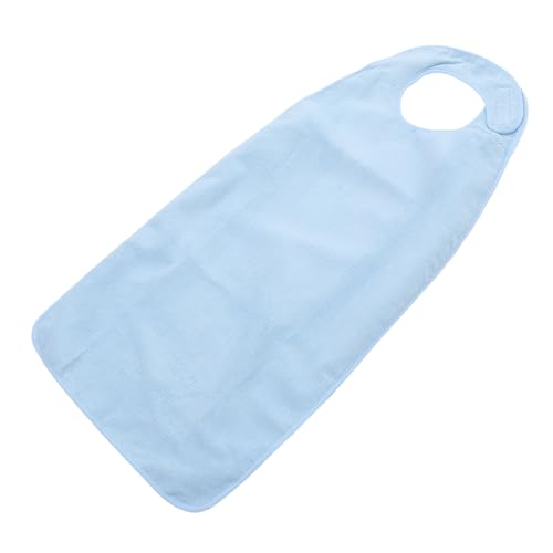 BESTYASH Adulto y Lavable Comidas Protector de Talla Suave y Absorbente Azul