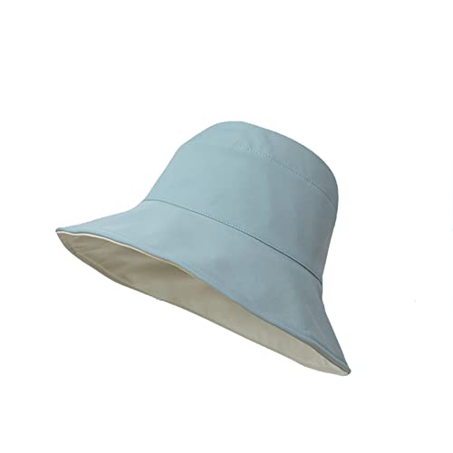 MAOZIm Sombrero de Pescador de Doble Cara para Mujer, Sombrero Protector Solar de ala Ancha para Verano, Sombrero para Lavabo, Sombrero para Exteriores Cover
