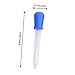 ibasenice 2sets Silicone Pill Feeder Droppers Safe Easy- and Dippers for Medicine Dispenser 8pcs*2