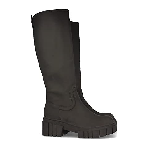 Botas de Agua para Mujer con Plataforma y Cremallera Cover