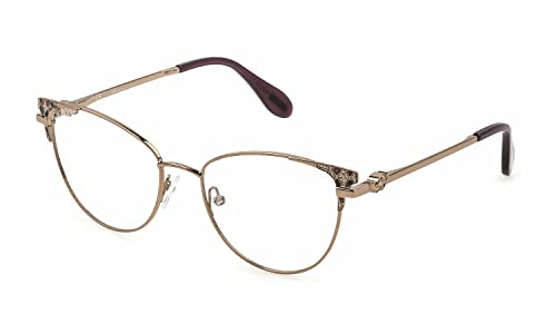 Gafas de vista Blumarine de metal fino diseño exclusivo oro rojo VBM172S