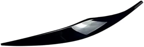 Paupières de phare BMW E90 E91 2005-2012 look carbone brillant