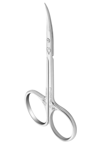 Staleks Pro Cuticle Scissors Manicure Pedicure Nails Exclusive SX-22/1 Magnolia, Silver, universal - Image 2