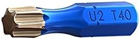 U2 ファスナーB-00-240010-W U T40-1 ビット、数量(25個/パック