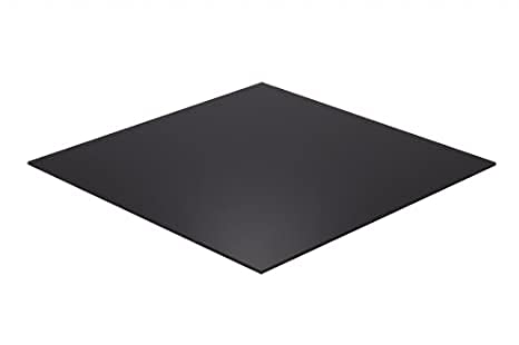 TILARA Premium Acrylic Sheet Reflective BLACK Finish 24x48 Pack Of 1