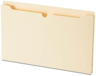 Quill Brand Reinforced File Jacket, 2" Expansion, Legal Size, Manila, 50/Box