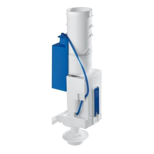 Image of Beyond Bath Grohe type Concealed Tank Pneumatic Syphon, Dual Flush System, Wall-Hung and Floor-Mounted Compatible, White /Blue