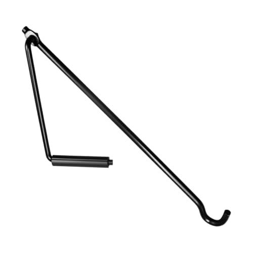 Tuxihapp Car Tire Wheel Scissor Jack Handle, Metal Hand Crank Handle Replacement, Labor-Saving Wheel Quick Lift Lug Handles Wrench, Universal Automotive Repair Tool for Cars, Trucks, SUVs (Black)