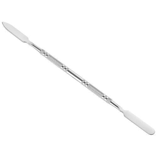 ULTECHNOVO Varilla Mezcladora Herramienta Fácil de Limpiar y Duradera de Maquillaje de Acero Inoxidable Plata para Sombra de y Base en Uso Profesional y Doméstico