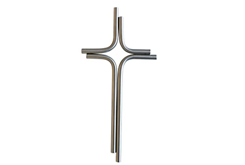 iso-design Edelstahl Kreuz 26 cm x 16 cm geschliffen
