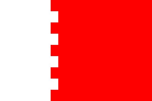 Drapeau Large Miskovice de République Tchèque pour mât extérieur