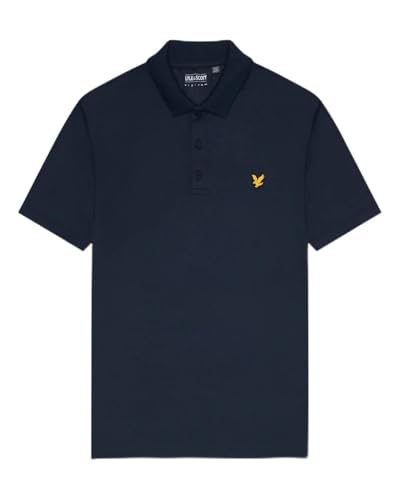 Lyle & Scott Embroidered Golf Polo Navy