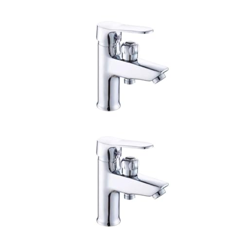 Robinet double évier à flux doux MOCHAMIK avec accessoires cuivre durables