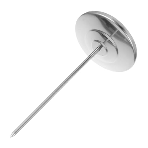 DEARMAMY Robuster Edelstahl Bonhalter mit Rutschfester Basis Vielseitiger Belegspießer für Restaurant Küche Büro Hotel Stabiler Zettelhalter für Rechnungen Bestellungen Quittungen