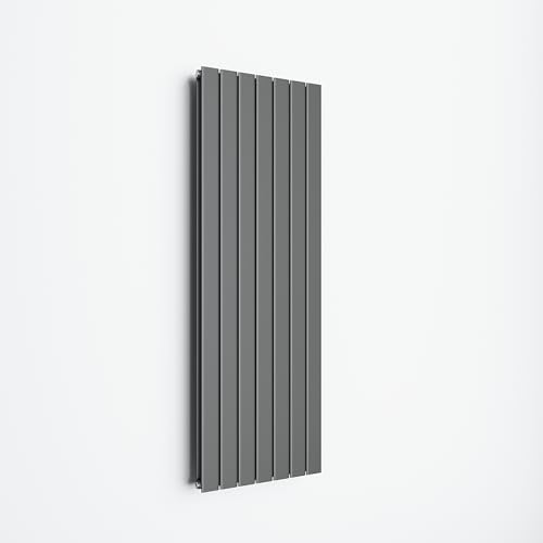 Design Flach Heizkörper 1600x539mm Antrazit Paneelheizkörper Vertikal Mittelanschluss Doppellagig Design Flach Heizkörper 1600x539mm Antrazit Paneelheizkörper Vertikal Mittelanschluss Doppellagig