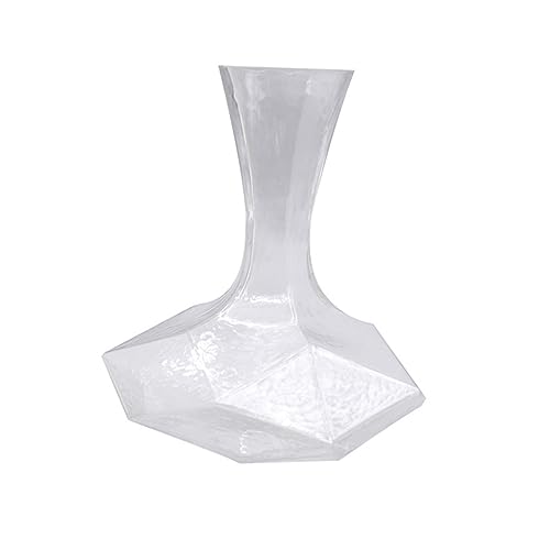 HOLIDYOYO Decanter Red Wine Clear Container Clear Wine Bottles Wine Aerator Pourer Beverage Pitcher Wine Wine Vase Wine Dispenser Wine Measuring Wine Canister Transparent Glass
