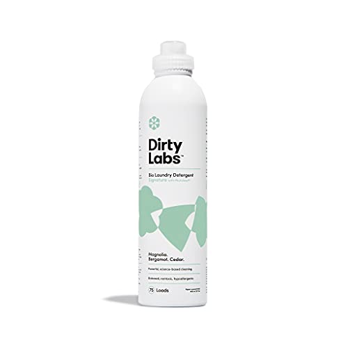 Dirty Labs | Signature Scent | Bio-Liquid Laundry Detergent | 75 Loads (20 fl oz) | Hyper-Concentrated | High Efficiency & Standard Machine Washing | Nontoxic, Biodegradable | Stain & Odor Removal