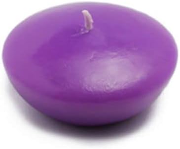 CFZ-062-6 3 in. Floating Candles Purple - 72 Piece