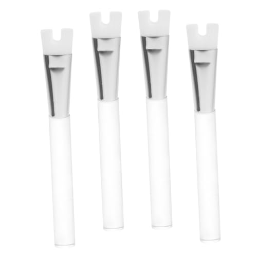 WOFASHPURET Facial Fan Brushes Esthetician 4pcs Nose Contour Brushes Women's Makeup Brushes Nose Shadow Highlighter Brush Set