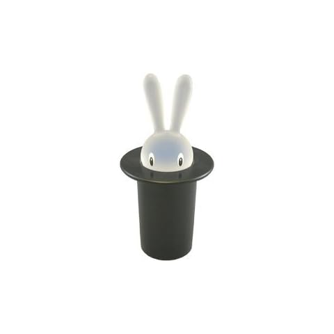 Alessi Magic Bunny Toothpick Holder in Black Cover