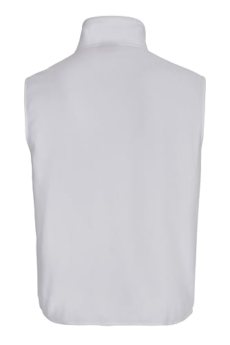 VELILLA Unisex Fleece Weste, weiß, XL