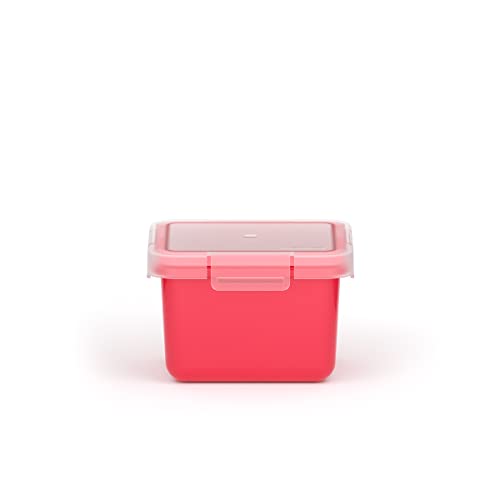 Valira Porta alimentos - Contenedor hermético de 0,4 L hecho en España, color frambuesa