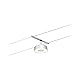 Paulmann 94476 LED Seilsytem Circle Einzelspot 400lm incl. 1x5 W Warmweiß Chrom matt, Chrom Kunststoff, Metall Beleuchtungssystem 3000 K