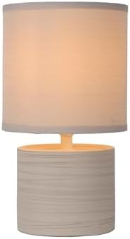 LUCIDE GREASBY - Lampe de table - Ø 14 cm - 1xE14 - Crème