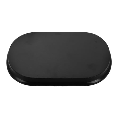 SHINEOFI Socle en Bois Ovale Noir 135 X 8 X 12 CM Support pour Figurines Artisanales Présentoir Miniature Stable pour Poupées en Argile Décoration de Bureau et Maison