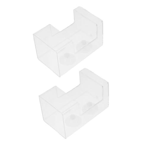 GRIRIW Aquarium Feeder Fish Feeder Feed Cup Fish Tank Station Durable for Glass Plastic Tanks