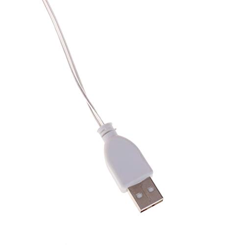 Cordão de luz 3M Uonlytech, 20 contas coloridas em formato de conchas USB luz noturna para quarto, b