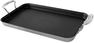 Nordic Ware 2 Burner High Sides Griddle 11 by 18-Inch