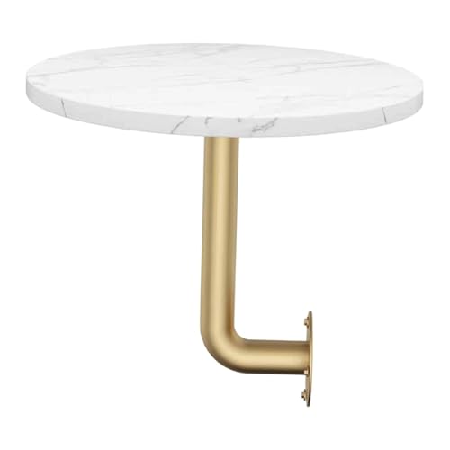 Table d'appoint ronde murale en fer avec plateau moderne 40cm - 7