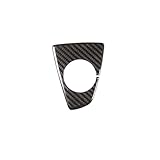 HFHFBNL 本物のカーボンファイバー製車用ギアシフトノブベースカバーステッカー カーアクセサリー BMW F82 F83 M3 F80 M4 2014 2015 2016 2017 2018 2019に対応(Right hand driving)